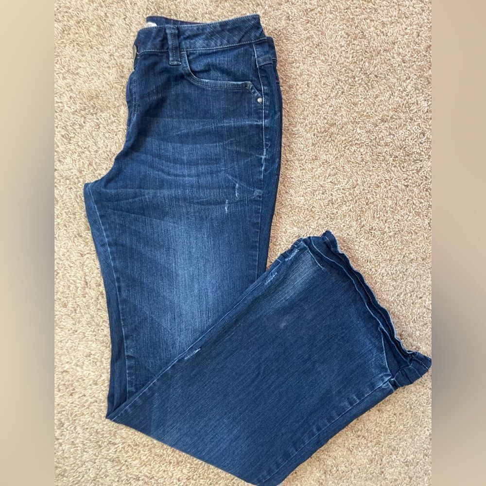 Route 66 Vintage Flare Leg Jeans w/ buckle back soo cool